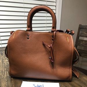 SOLD Coach Rouge 30 Saddle Brown